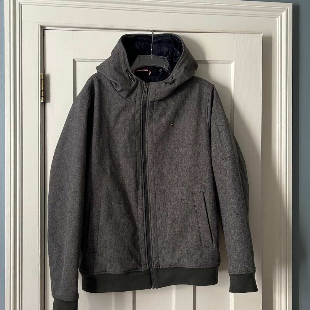 Tommy Hilfiger Charcoal Hooded Jacket Men’s L
